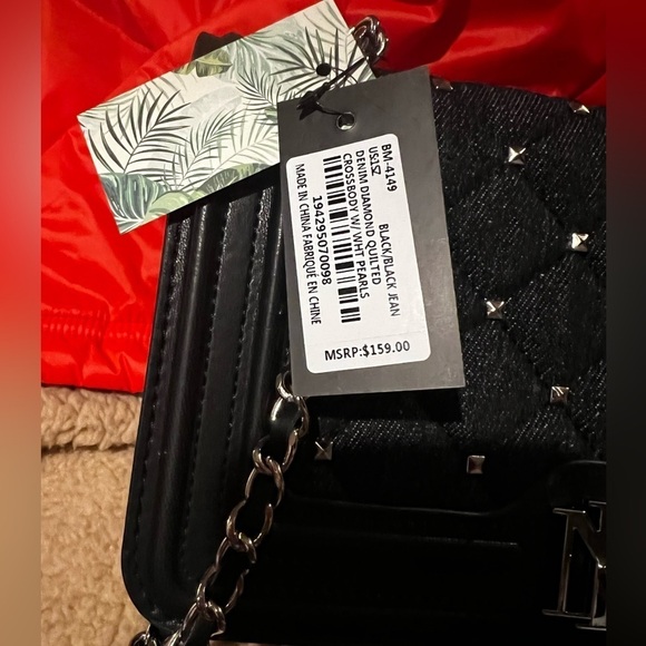 NWT-🎁 🔥 Badgley Mischka Vegan Leather Women’s Crossbody - Picture 2 of 8